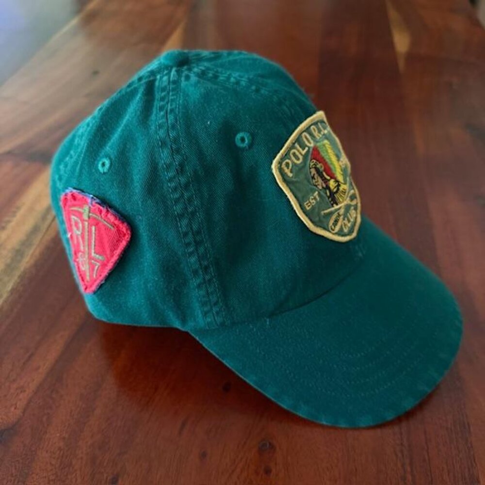 NWT POLO RALPH LAUREN 1 OF 1 CANOE KAYAK CLUB RL67 RL32 PATCH STRAPBACK CAP HAT - Picture 3 of 10